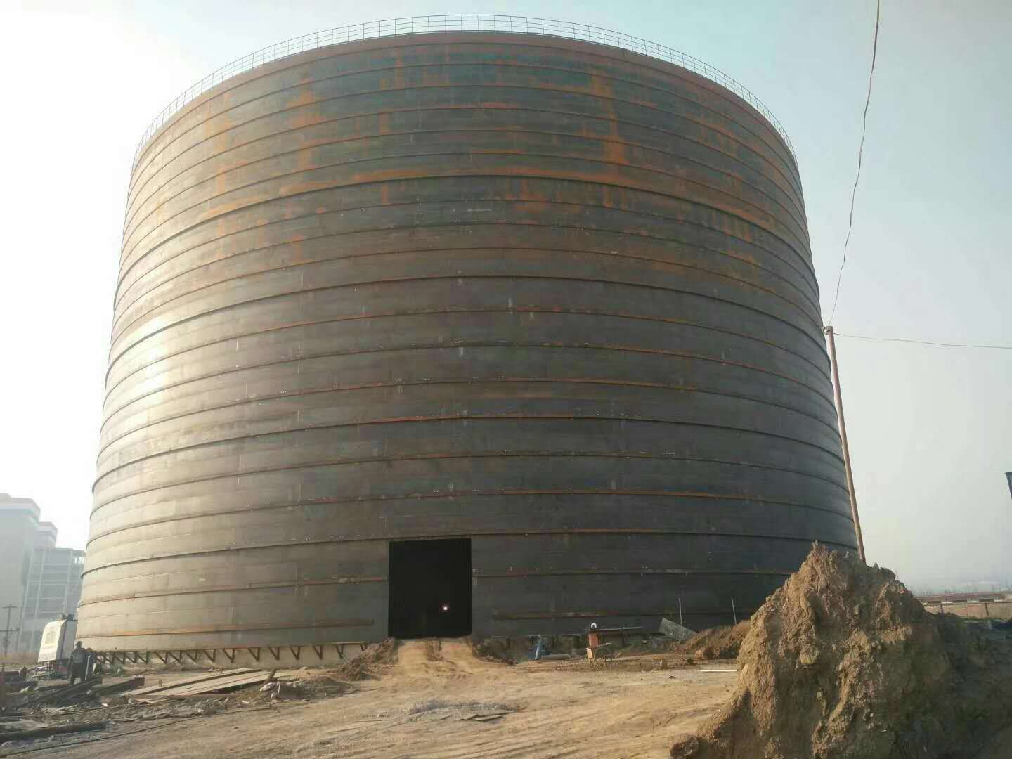 银州承建大型钢板库的好处及原理